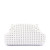 Everly Hand Woven Clutch - White